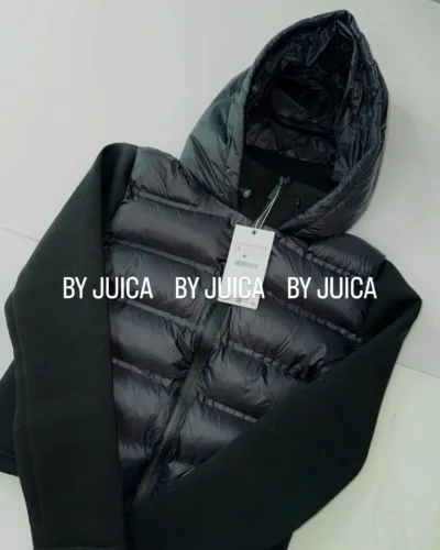 UNIZERA slim fit zipper hooded short warm jacket autumn and winter new product long sleeved solid color women's cotton jacket photo review