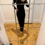 Hugcitar Spring Elegant Long Sleeve Backless Solid Cuched Sexy Bodycon Maxi Prom Dress Women Outfit Evening Party Festival Y2K photo review