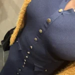 2024 Summer Elegant Lady Knitted Single Breasted Long Dresses Women Solid Sleeveless O Neck Button Bodycon Party Female Vestidos photo review