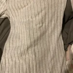 Women sexy knit V-neck reverse neck split dress autumn winter full sleeve elastic basic body sweater photo review