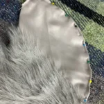 TRAFZA Women Fashion Cropped Faux Fur Jacket Coat Long Sleeve Front Snap-button Female Outerwear Chic Lapel Collar Thick Coat photo review