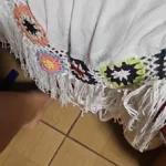 CROCHET BIKINI White Bikini Cover Up With Fringe Trim Women Sexy Hollow Tunic Beach Dress Summer Bathing Suit Beachwear photo review