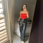 Sleeveless Off Shoulder Fashion Sexy Corset Crop Tops Vest Female Underwear Backless Bustier Top Solid photo review