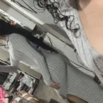 Women sexy knit V-neck reverse neck split dress autumn winter full sleeve elastic basic body sweater photo review