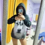 Street Sport Drop Shoulder Drawstring Hollow Out Super Crop Sports Hoodie Without Cami Top photo review