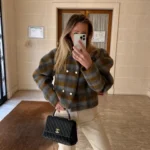 Clearance_Rockmore Vintage Cropped Jackets for Women Harajuku Casual Slim Fit Zipper Coat Y2K Streetwear Long Sleeve Outerwear A photo review