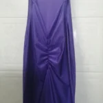 Weird Puss Sexy Backless Women Evening Maxi Dress Folds V-Neck Sleeveless Coquette Elegant Mermaid Matching Banquet Prom Bodycon photo review