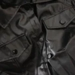 Xeemilo Autumn Faux Leather Short Jacket Y2K Turn-down Collar Fashion Botton Decoration PU Coat 2022 Grunge Street Casual Coats photo review