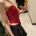 Sexy Women Tube Tops Solid Sleeveless Slim Skinny Corset Cropped Top 2022 Summer Casual Elegant Female Strapless Vest photo review