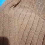 Women sexy knit V-neck reverse neck split dress autumn winter full sleeve elastic basic body sweater photo review