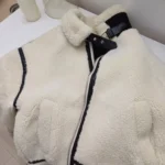 2024 RARF Autumn New Women's European and American Style Artificial Fur Effect Motorcycle Jacket Coat with Fur Integration photo review