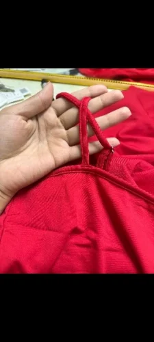 2025 New Spring Summer Women's High Elastic Sleeveless Backless Dress Long Sling Dresses Club Sexy Suspender Dress photo review