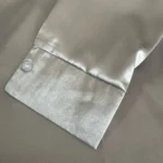 Spring Fashion Button Up Satin Silk Shirt Vintage Blouse Women White Tops Lady Long Sleeves Female Loose Street Shirts 11355 photo review
