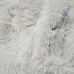 TRAFZA Women Fashion Cropped Faux Fur Jacket Coat Long Sleeve Front Snap-button Female Outerwear Chic Lapel Collar Thick Coat photo review