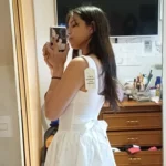Darlingaga Fashion Chic Satin Party Dress Mini White Bud Spaghetti Strap Corset Sexy Summer Dresses Women Tie-Up Bow Sundress photo review