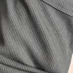 Black Ribbed Bodycon Summer Dress Sexy Vest Sleeveless Vest Club Party Mini Dress WOMEN'S Solid Color Tight Fitting photo review