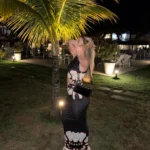 Black Dresses Women Summer New O-Neck Sleeveless Sexy Clubwear Hollow Out Dress Fashion Print Casual Elegant Slim Female Dresses photo review