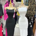 Satin Slip Sleeveless Backless Maxi Dress Women Y2K Summer Bodycon Elegant Sexy Outfits Ladies Birthday Party Club Sundress photo review
