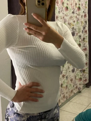 Elegant Solid Basic Knitted Tops Women Turtlneck Sweater Long Sleeve Casual Slim Pullover Korean Fashion Simple Chic Clothes photo review