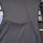 Sexy Black Long Bodycon Dress Women Summer Sleeveless Blackless Halter Neck Spaghetti Strap Dresses High Split Vestidos photo review