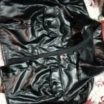 Xeemilo Autumn Faux Leather Short Jacket Y2K Turn-down Collar Fashion Botton Decoration PU Coat 2022 Grunge Street Casual Coats photo review
