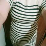 Summer Striped Beach Knitted Dress O Neck Short Sleeves Chic Hotsweet Slim Sundress Streetwear Y2K Bodycon Midi Dress photo review