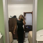 BIIKPIIK Sexy Backless Hip Wrap Women Dress Casual Solid Short Sleeve Slim Fit Evening Gown Concise Elegant Party Dresses Trendy photo review