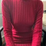 New Solid Dresses Autumn Winter Women Long Sleeves Turtleneck Sexy Bodycon Sheath Mini Dress Club Elegant Party Knitted Dresses photo review