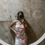 New Floral Suspender Split Slim Sleeveless Patry Beach Style Spaghetti Strap Dress Women Clothes Mini Dress 2024 Summer photo review