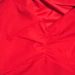 Solid Puff Short-Sleeved Elegant Slit Dress New Fashion Women V-neck Full Dresses Ladies High Waist Slim Evening Party Vestidos photo review