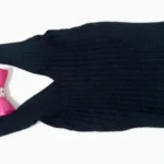 Women V Neck Solid Ribben Knitted Dresses Casual All Match Slimple Sexy Package Hips Bodycon Dress Elegant Vestidos Streetwear photo review
