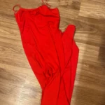 Women Summer Sexy Bodycon Dress Lady Sexy Spaghetti Strap Sleeve Split Solid Color Sheath Dress Vestidos photo review