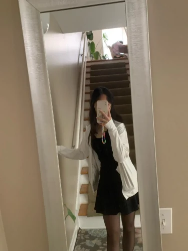 Halter Neck Lace Trim Bow Cute Black Y2K T-Shirt Women Button Up Slim Short Sleeve White Tees Sweet Balletcore Clothing photo review