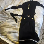 Autumn Winter Women Knitted Dress Brand Fashion O-neck Buttons Bodycon Sweater Dress with Belt Lady Office Dress photo review