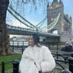 TRAFZA Women Fashion Cropped Faux Fur Jacket Coat Long Sleeve Front Snap-button Female Outerwear Chic Lapel Collar Thick Coat photo review