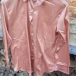 Spring Fashion Button Up Satin Silk Shirt Vintage Blouse Women White Tops Lady Long Sleeves Female Loose Street Shirts 11355 photo review