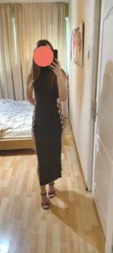 Criss Cross Cut Out Dress, Sexy Bodycon Mock Neck Sleeveless Dress, Women's Clothing photo review