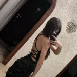 2024 Europe and the United States explosive new cross-border dress summer high sense lace-up sexy halter spice bag hip skirt photo review