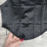 Sleeveless Off Shoulder Fashion Sexy Corset Crop Tops Vest Female Underwear Backless Bustier Top Solid photo review