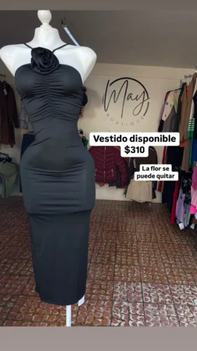 Black Maxi Dress Women Elegant Party Summer Fashion Sexy Split Sleeveless Backless Dress Off Shoulder Streetwear Club Slim Dress photo review