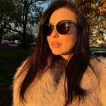 TRAFZA Women Fashion Cropped Faux Fur Jacket Coat Long Sleeve Front Snap-button Female Outerwear Chic Lapel Collar Thick Coat photo review