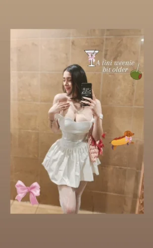 Darlingaga Fashion Chic Satin Party Dress Mini White Bud Spaghetti Strap Corset Sexy Summer Dresses Women Tie-Up Bow Sundress photo review