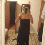 European and American Style Women's Dress 2024 Summer New Fashion Sexy Personality Wrapped Chest Irregular photo review