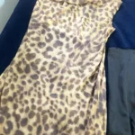 Ladies Vintage Leopard Print Women Sexy Spaghetti Strap Summer Dress Chic Swing Collar Backless Party Club Long Dresses Female photo review