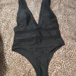 2023 New Sexy Mesh Patchwork Swimwear Women One Piece Swimsuit Female Deep V-neck Bathing Suit Beach Wear Push Up Monokini Swim photo review