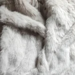 TRAFZA Women Fashion Cropped Faux Fur Jacket Coat Long Sleeve Front Snap-button Female Outerwear Chic Lapel Collar Thick Coat photo review