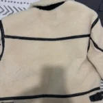 2024 RARF Autumn New Women's European and American Style Artificial Fur Effect Motorcycle Jacket Coat with Fur Integration photo review