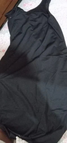2024 Summer Sexy Tank Top Dress European and American Plus Size Solid Color Women's Sleeveless Mini Dress photo review