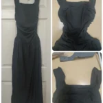 WhereMery Elegant Slip Long Dresses Sexy Women Ruched Bodycon Solid Maxi Dress Spring Y2K Summer Temperament High-waist Vestidos photo review