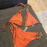 RUOTONGSEPT New Sexy Bikini 2023 Triangle Bathing Suit for Women Brazilian Bikini Set 2-piece Halter Swimwear Push Up Swimsuit photo review